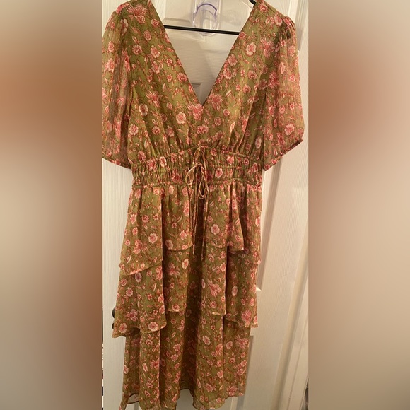 Jessica Simpson Ramsey Dress in Boa Botanical Dots NWT medium - Picture 3 of 6